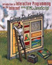 Introduction to Interactive Programming on the Internet – Using HTML & Javascript (WSE)