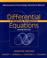 Differential Equations, Mathematica Technology Resource Manual