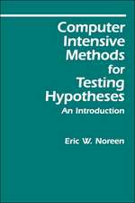 Computer-Intensive Meth For Test Hypothe
