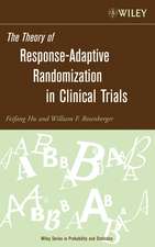 The Theory of Response–Adaptive Randomization in Clinical Trials