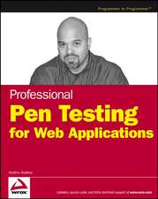 Professional Pen Testing for Web Applications