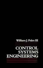 Palm, W: Control Systems Engineering