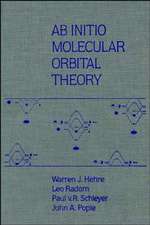 Ab Initio Molecular Orbital Theory