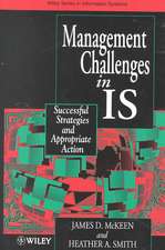 Management Challenges in IS – Successful Strategies in Appropriate Action