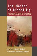 The Matter of Disability