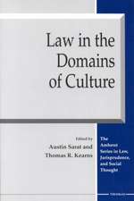 Law in the Domains of Culture