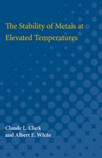 Stability of Metals at Elevated Temperatures