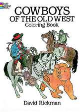 Cowboys of the Old West Coloring Book