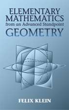 Elementary Mathematics from an Advanced Standpoint: Geometry