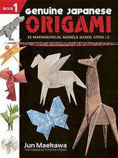 Genuine Japanese Origami, Book 1