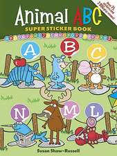 Animal ABC Super Sticker Book