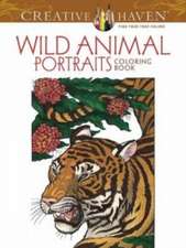 Creative Haven Wild Animal Portraits Coloring Book