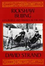 Rickshaw Beijing – City People & Politics in the 1920s (Paper)