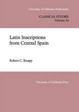 Latin Inscriptions from Central Spain +2 X ME