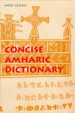 Concise Amharic Dictionary