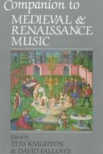 Companion to Medieval & Renaissance Music (Paper)