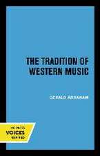 The Tradition of Western Music