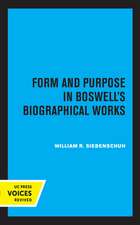 Form and Purpose in Boswell′s Biographical Works