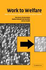 Work to Welfare: How Men Become Detached from the Labour Market