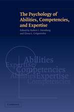 The Psychology of Abilities, Competencies, and Expertise