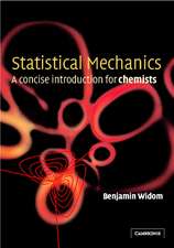 Statistical Mechanics: A Concise Introduction for Chemists