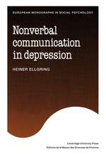 Non-verbal Communication in Depression