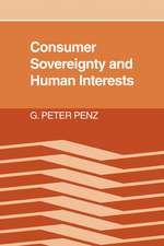 Consumer Sovereignty and Human Interests