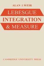 Lebesgue Integration and Measure