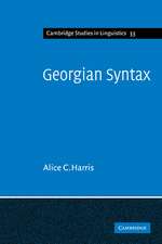 Georgian Syntax: A Study in Relational Grammar