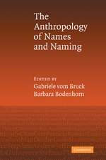 An Anthropology of Names and Naming