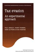 Tax Evasion: An Experimental Approach