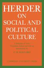 J. G. Herder on Social and Political Culture