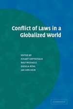 Conflict of Laws in a Globalized World