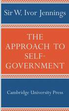 The Approach to Self-Government