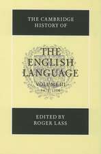 The Cambridge History of the English Language