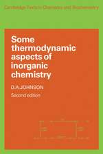 Some Thermodynamic Aspects of Inorganic Chemistry