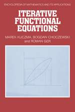 Iterative Functional Equations