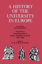 A History of the University in Europe: Volume 2, Universities in Early Modern Europe (1500–1800)