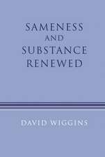 Sameness and Substance Renewed