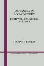 Advances in Econometrics: Volume 1: Fifth World Congress