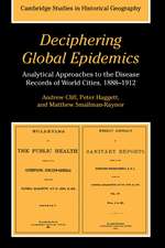 Deciphering Global Epidemics: Analytical Approaches to the Disease Records of World Cities, 1888–1912