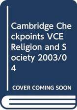 Cambridge Checkpoints VCE Religion and Society 2003/04