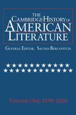 The Cambridge History of American Literature: Volume 1, 1590–1820