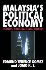 Malaysia's Political Economy: Politics, Patronage and Profits