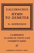 Callimachus: Hymn to Demeter