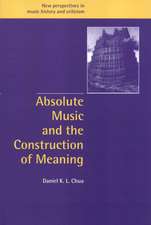 Absolute Music and the Construction of Meaning