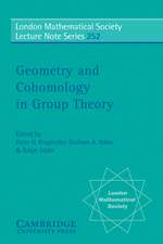 Geometry and Cohomology in Group Theory