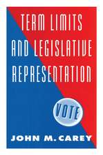 Term Limits and Legislative Representation