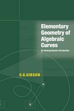 Elementary Geometry of Algebraic Curves