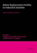 Below-Replacement Fertility in Industrial Societies: Causes, Consequences, Policies